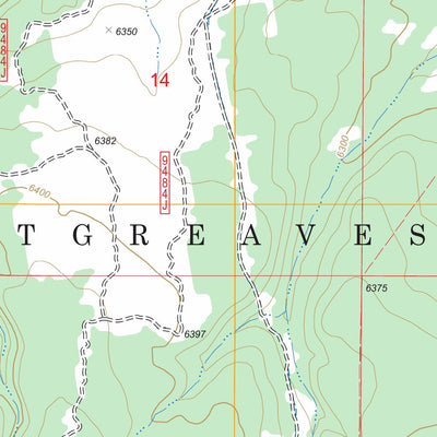 US Forest Service - Topo Hamilton Crossing, AZ FSTopo Legacy digital map