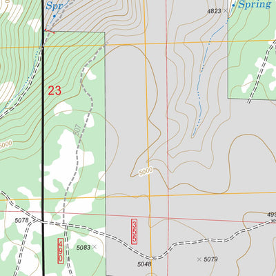 US Forest Service - Topo Hamilton, OR FSTopo Legacy digital map