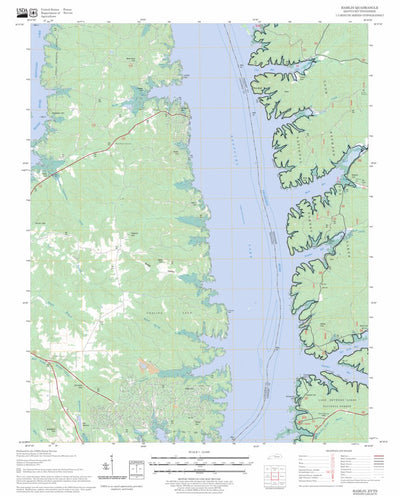 US Forest Service - Topo Hamlin, KY - TN FSTopo Legacy digital map