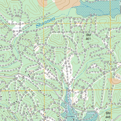 US Forest Service - Topo Hamlin, KY - TN FSTopo Legacy digital map