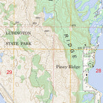US Forest Service - Topo Hamlin Lake, MI FSTopo Legacy digital map
