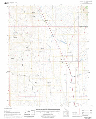 US Forest Service - Topo Hammil Valley, CA FSTopo Legacy digital map