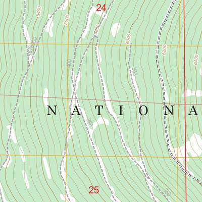 US Forest Service - Topo Hamner Butte, OR FSTopo Legacy digital map