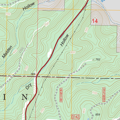 US Forest Service - Topo Handy, MO FSTopo Legacy digital map