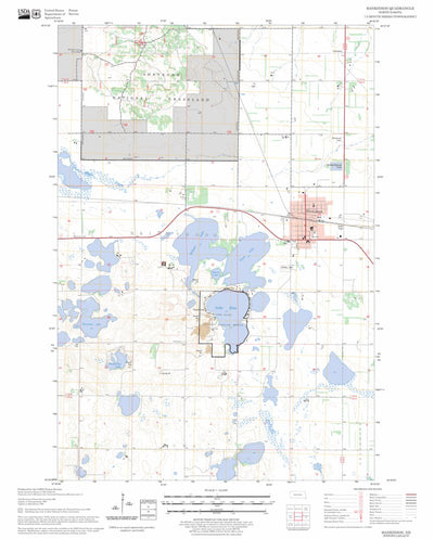 US Forest Service - Topo Hankinson, ND FSTopo Legacy digital map