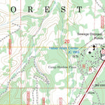 US Forest Service - Topo Hanks Draw, AZ FSTopo Legacy digital map