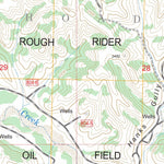 US Forest Service - Topo Hanks Gully, ND FSTopo Legacy digital map