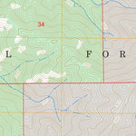 US Forest Service - Topo Hanland Peak, CA FSTopo Legacy digital map