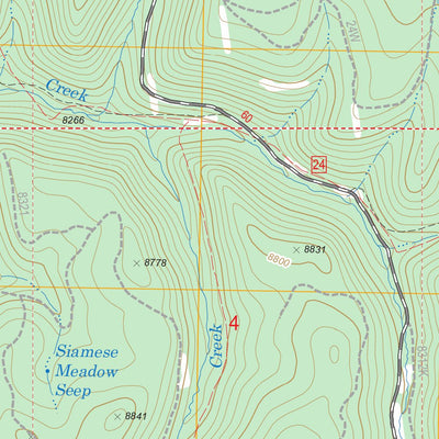 US Forest Service - Topo Hannagan Meadow, AZ FSTopo Legacy digital map