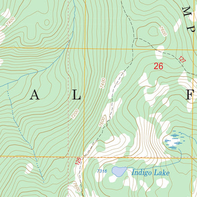 US Forest Service - Topo Hanover Mountain, ID FSTopo Legacy digital map