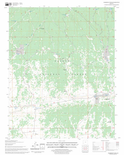 US Forest Service - Topo Harbison Tank, AZ FSTopo Legacy digital map