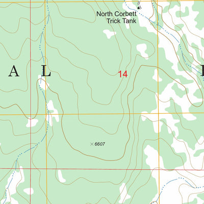 US Forest Service - Topo Harbison Tank, AZ FSTopo Legacy digital map