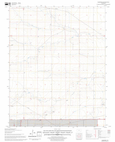 US Forest Service - Topo Harbord, CO FSTopo Legacy digital map