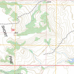 US Forest Service - Topo Harding, SD FSTopo Legacy digital map