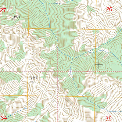 US Forest Service - Topo Hardluck Mountain, WY FSTopo Legacy digital map