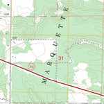 US Forest Service - Topo Harlan, MI FSTopo Legacy digital map