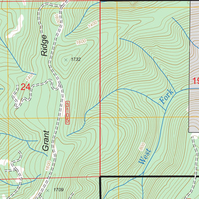 US Forest Service - Topo Harlan, OR FSTopo Legacy digital map