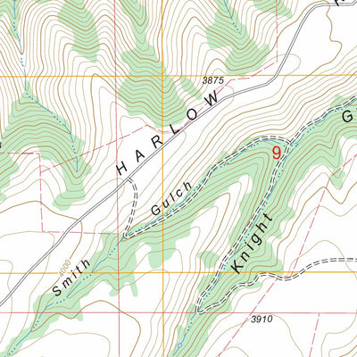 US Forest Service - Topo Harlow Ridge, WA FSTopo Legacy digital map