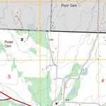 US Forest Service - Topo Harmony, AR FSTopo Legacy digital map