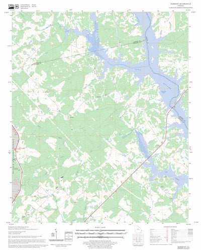 US Forest Service - Topo Harmony, GA FSTopo Legacy digital map
