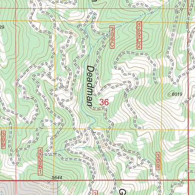 US Forest Service - Topo Harris Creek Summit, ID FSTopo Legacy digital map