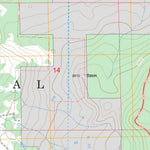 US Forest Service - Topo Harris Lake, CO FSTopo Legacy digital map