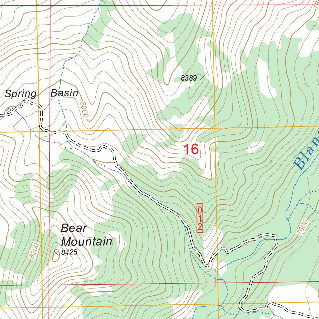 Harris Lake, CO FSTopo Legacy Map by US Forest Service - Topo | Avenza Maps