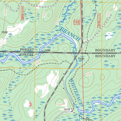US Forest Service - Topo Harris Lake, MN FSTopo Legacy digital map