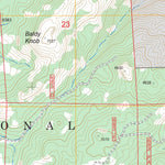 US Forest Service - Topo Harris Park, WY FSTopo Legacy digital map