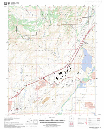 US Forest Service - Topo Harrisburg Junction, UT FSTopo Legacy digital map