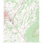 US Forest Service - Topo Harrisonburg, VA FSTopo Legacy digital map