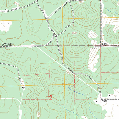 US Forest Service - Topo Harrisville, MI FSTopo Legacy digital map
