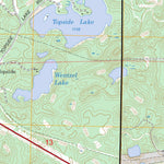 US Forest Service - Topo Hart Lake, WI FSTopo Legacy digital map