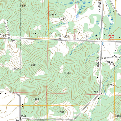 US Forest Service - Topo Hart, MI FSTopo Legacy digital map