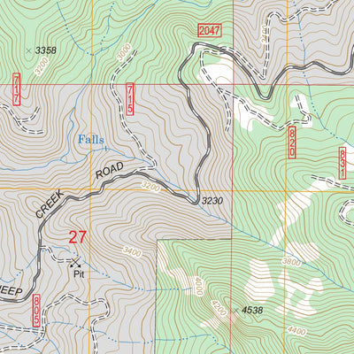 US Forest Service - Topo Harter Mountain, OR FSTopo Legacy digital map