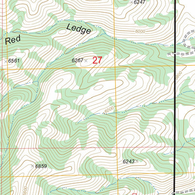 US Forest Service - Topo Hartley Peak, ID FSTopo Legacy digital map