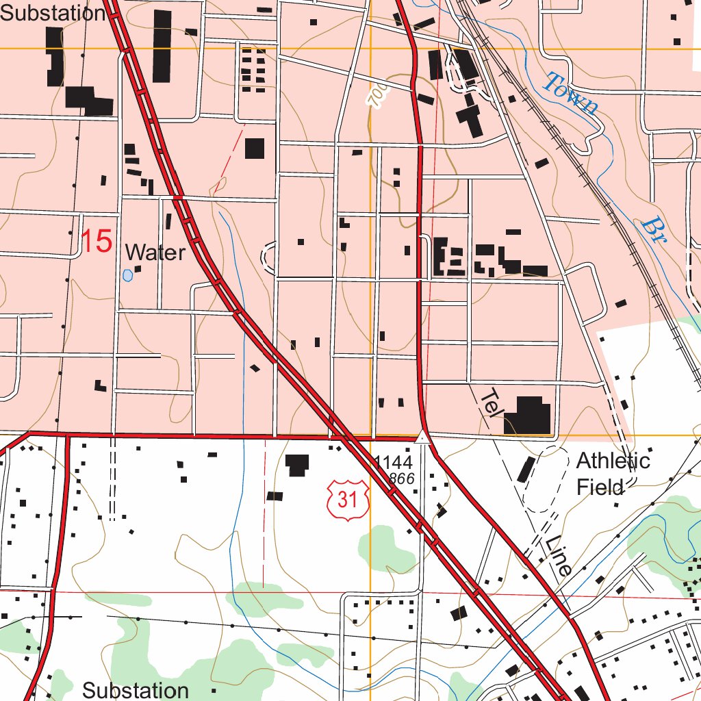 Hartselle, AL FSTopo Legacy Map by US Forest Service - Topo | Avenza Maps