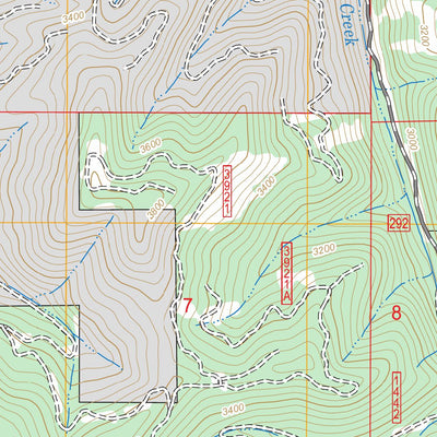 US Forest Service - Topo Harvard, ID FSTopo Legacy digital map