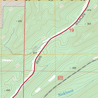 US Forest Service - Topo Harvey, AR FSTopo Legacy digital map
