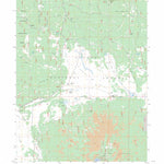 US Forest Service - Topo Harvey Mountain, CA FSTopo Legacy digital map