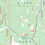 US Forest Service - Topo Harvey Mountain, CA FSTopo Legacy digital map