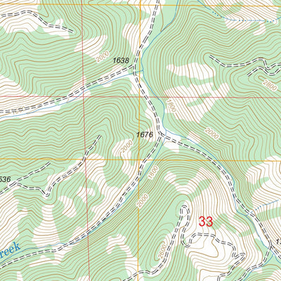 US Forest Service - Topo Harvey Mountain, OR FSTopo Legacy digital map