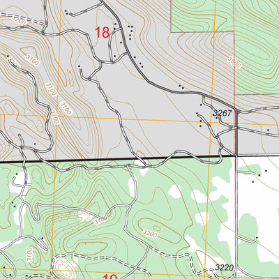 US Forest Service - Topo Hash Mountain, MT FSTopo Legacy digital map