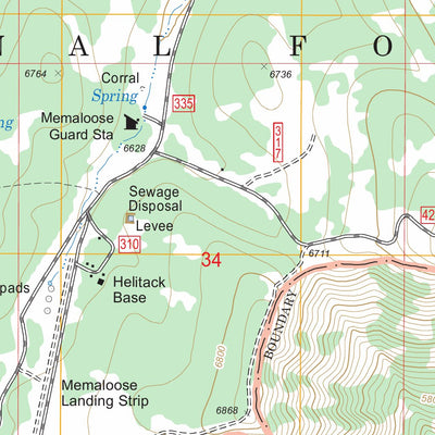 US Forest Service - Topo Hat Point, OR - ID FSTopo Legacy digital map