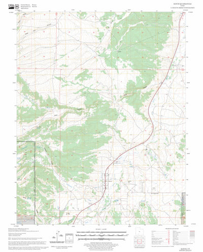 US Forest Service - Topo Hatch, UT FSTopo Legacy digital map