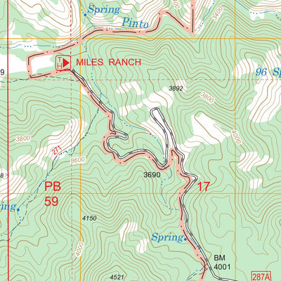 US Forest Service - Topo Haunted Canyon, AZ FSTopo Legacy digital map