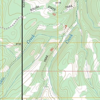US Forest Service - Topo Hawley Gulch, ID FSTopo Legacy digital map