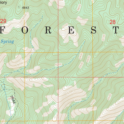 US Forest Service - Topo Hawley Gulch, ID FSTopo Legacy digital map