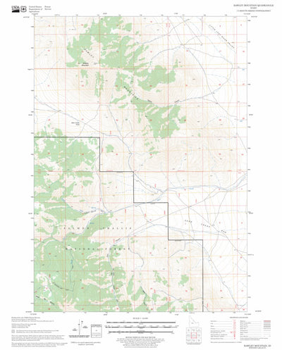 US Forest Service - Topo Hawley Mountain, ID FSTopo Legacy digital map