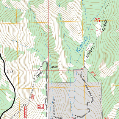 US Forest Service - Topo Hawxhurst Creek, CO FSTopo Legacy digital map